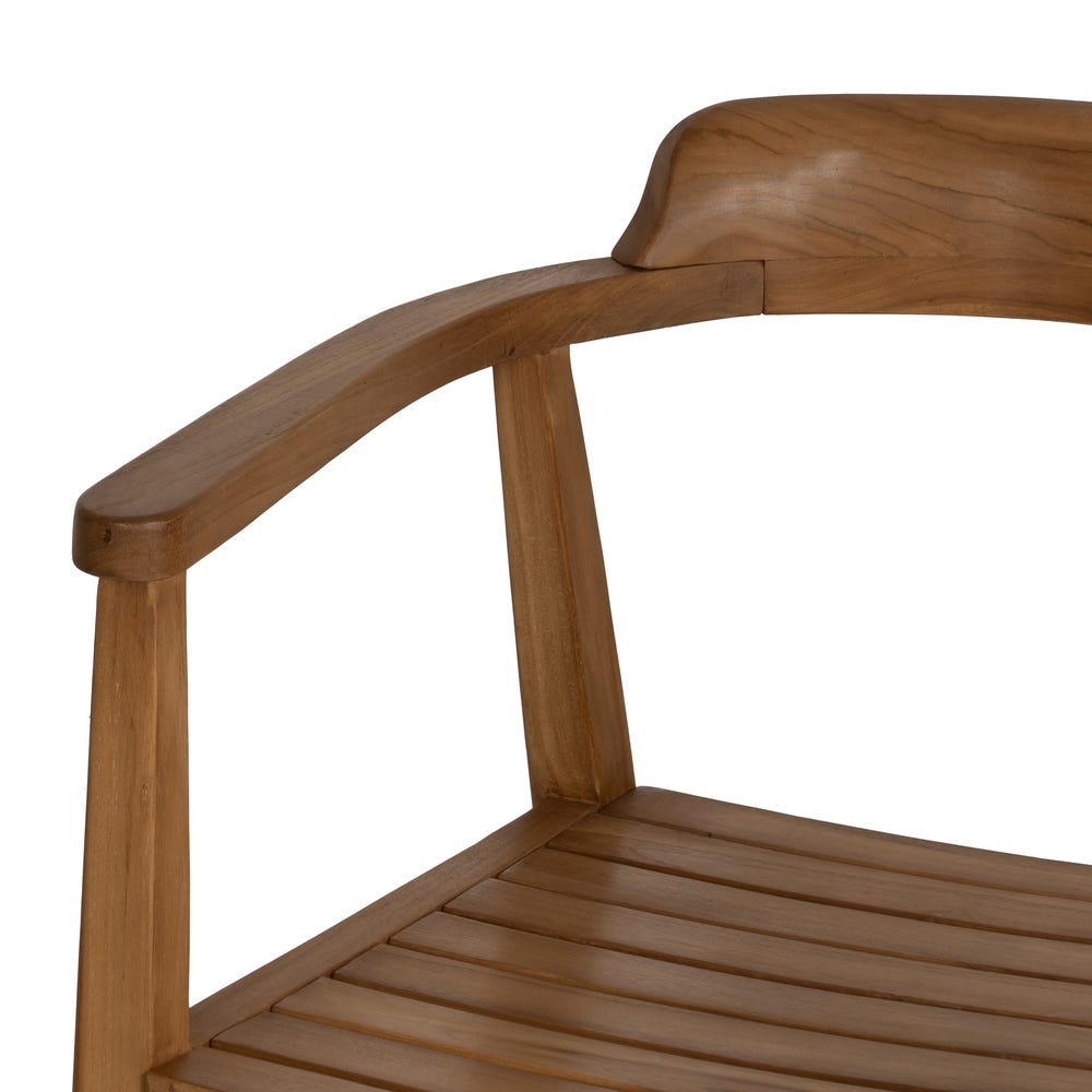 Silla de madera natural para comedor – 58,5 x 59 x 76 cm - Imagen 5