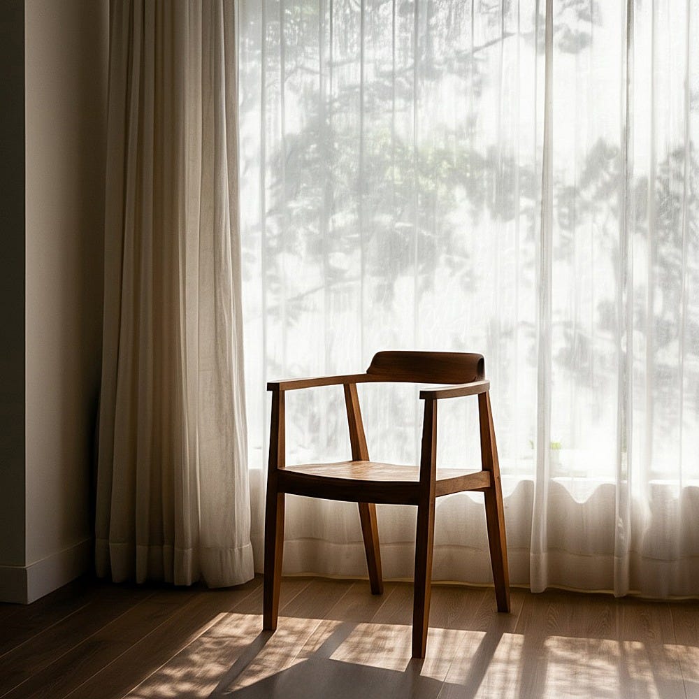 Silla de madera natural para comedor – 58,5 x 59 x 76 cm - Imagen 15