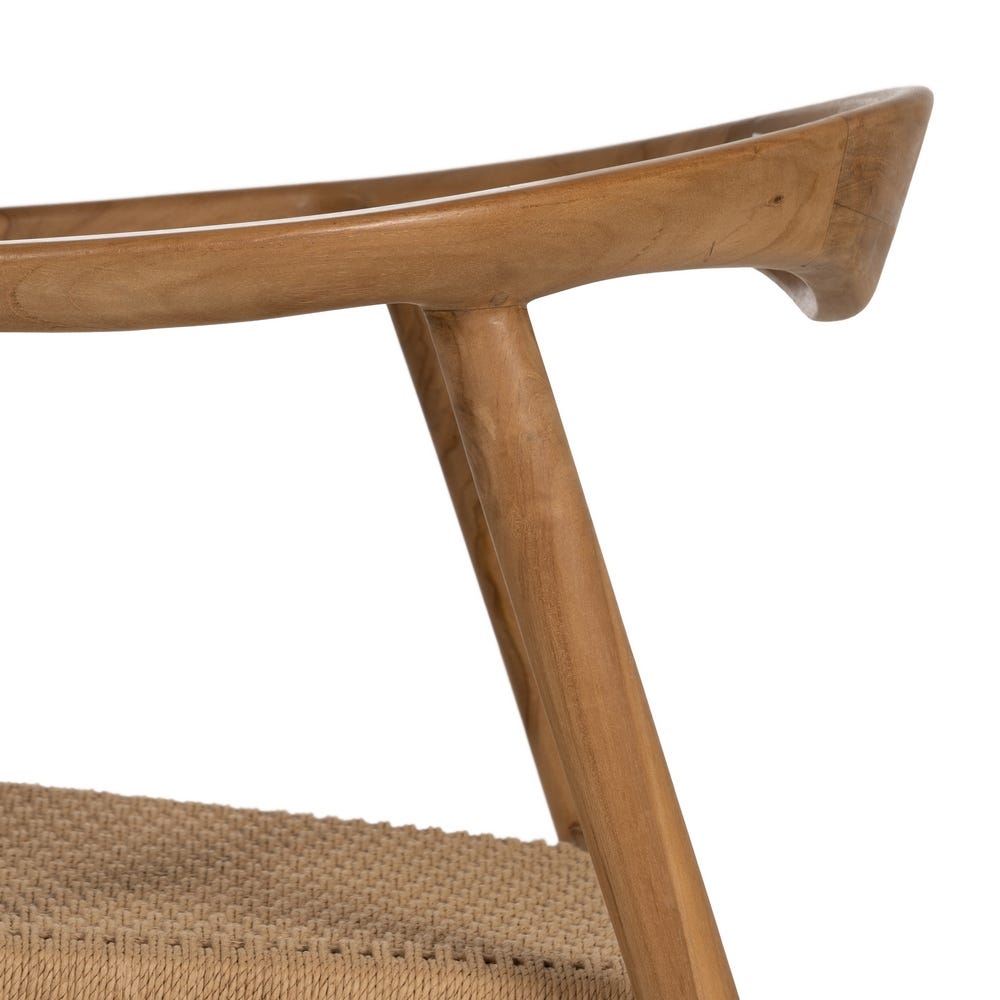 Silla de madera natural para comedor – 65 x 57 x 76 cm - Imagen 6