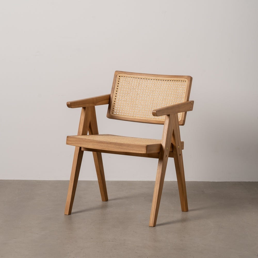 Silla de madera natural para comedor – 56 x 59 x 76 cm - Imagen 13