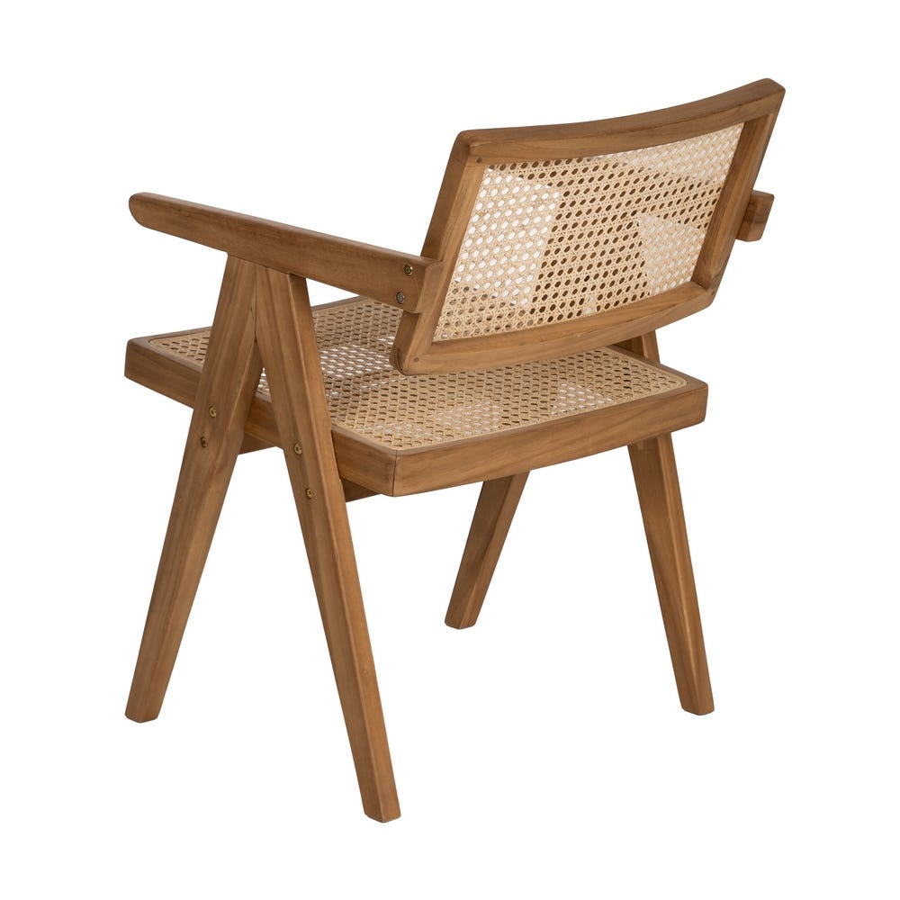 Silla de madera natural para comedor – 56 x 59 x 76 cm - Imagen 3