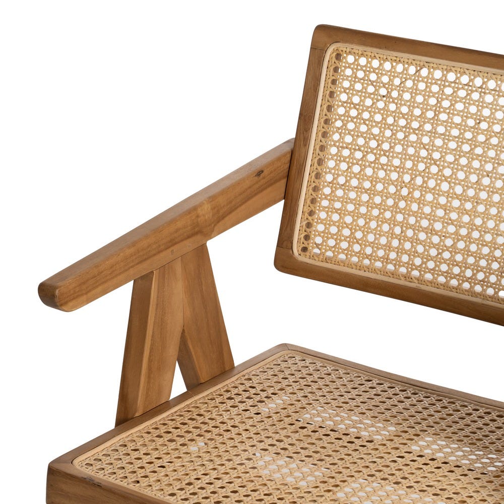 Silla de madera natural para comedor – 56 x 59 x 76 cm - Imagen 5
