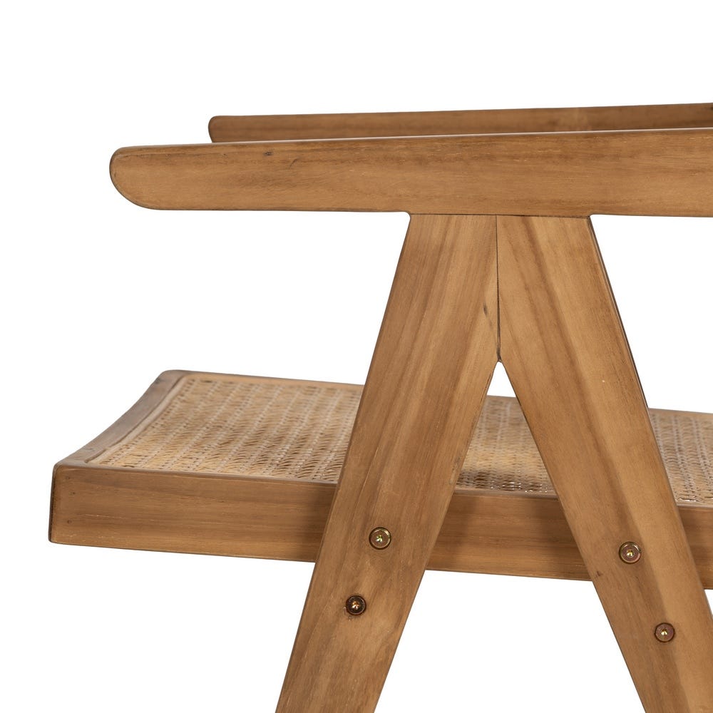 Silla de madera natural para comedor – 56 x 59 x 76 cm - Imagen 6
