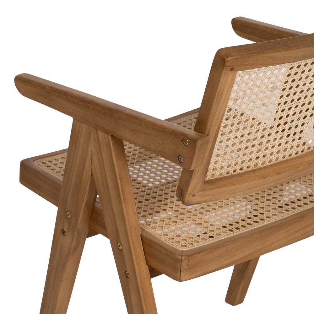 Silla de madera natural para comedor – 56 x 59 x 76 cm - Imagen 10