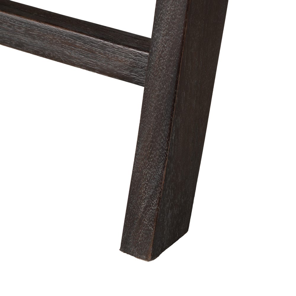 Sillón negro de ratán y madera para salón – 84 x 58 x 74 cm - Imagen 12