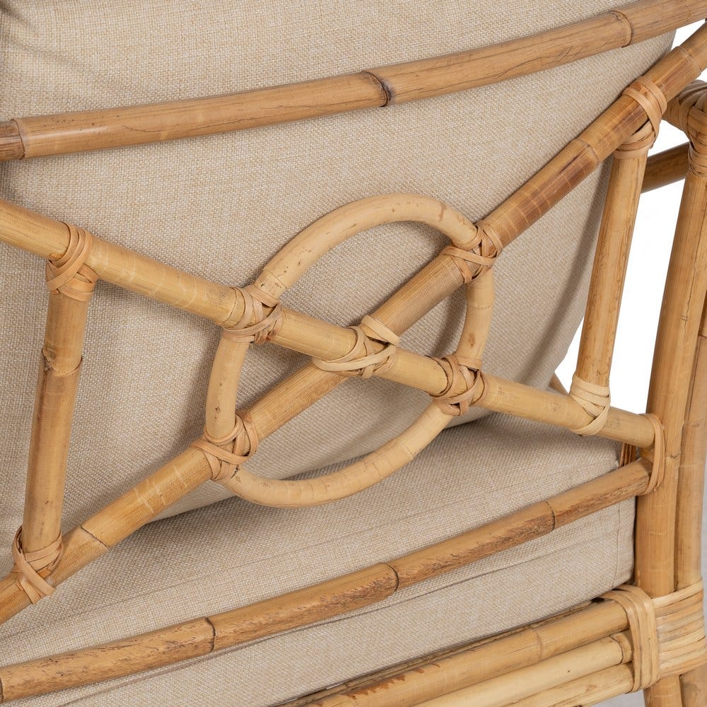 Sillón Natural Ratán Decoración 72 x 78 x 84 cm - Imagen 11