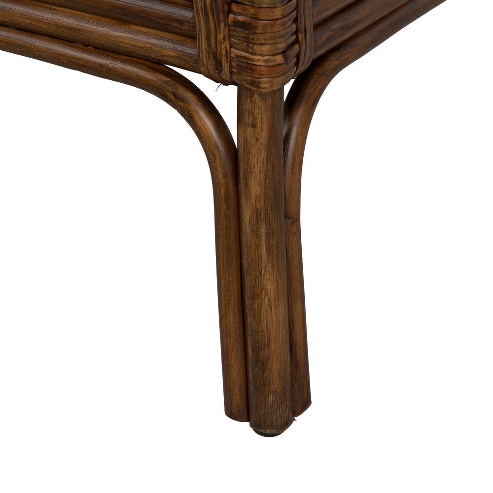 Sillón de ratán marrón para decoración – 82 x 78 x 108 cm - Imagen 13