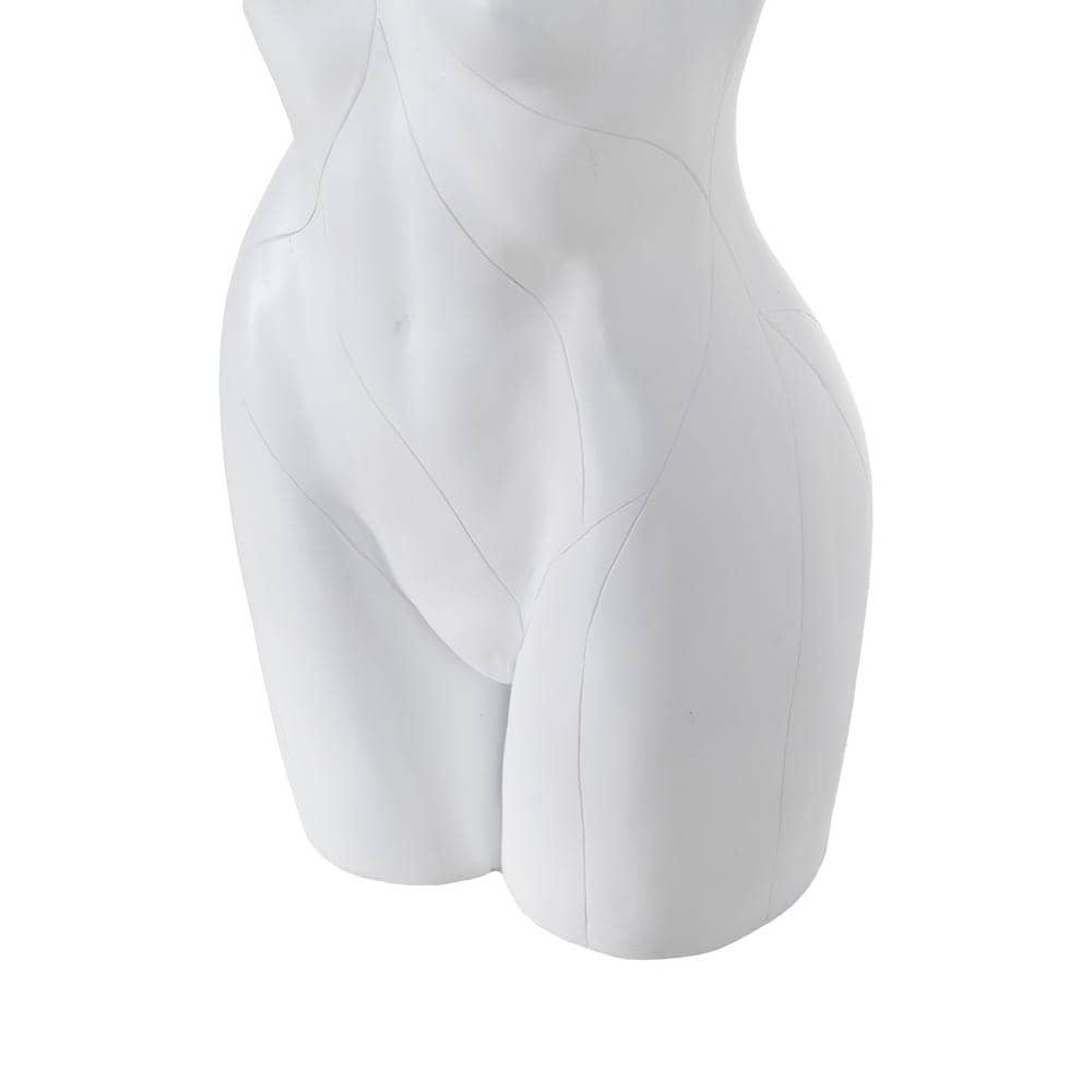Lámpara de Mesa Mujer Blanca de Resina Alta 70,5 cm - Luz Cálida G9 40W Incluida, Ideal para Decoración Moderna - Imagen 5