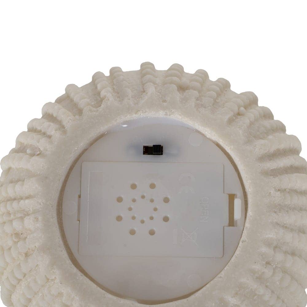 Pack de 2 Lámparas de Mesa Erizo en Arenisca con Iluminación LED - Diseño Moderno, Batería de 70 Horas, 8,3 cm - Imagen 4