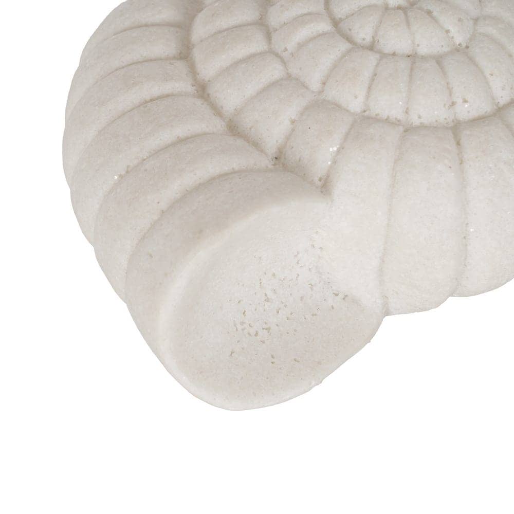 Pack de 2 Lámparas de Mesa Caracol LED en Arenisca Decorativa - Diseño Compacto de 6 cm, Batería de 70 Horas (3 x AAA No Incluidas) - Imagen 2