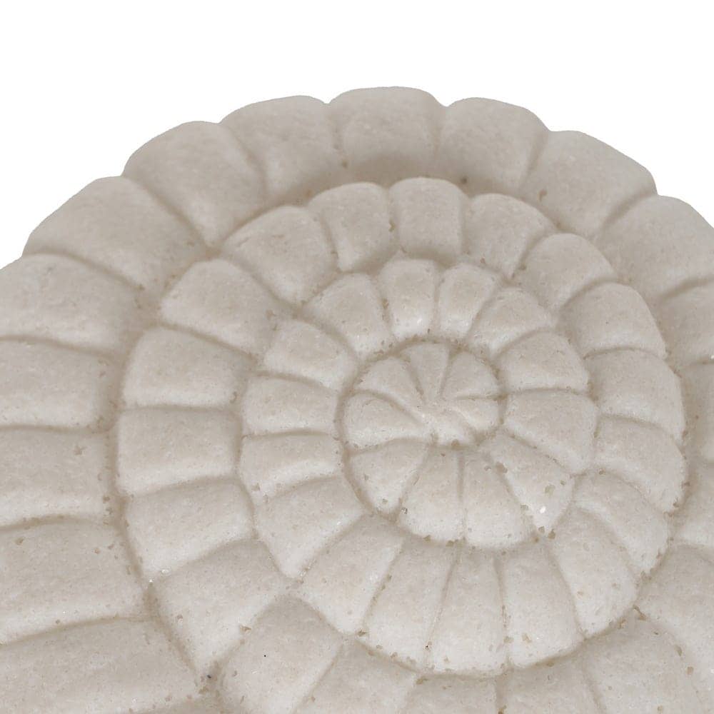 Pack de 2 Lámparas de Mesa Caracol LED en Arenisca Decorativa - Diseño Compacto de 6 cm, Batería de 70 Horas (3 x AAA No Incluidas) - Imagen 3