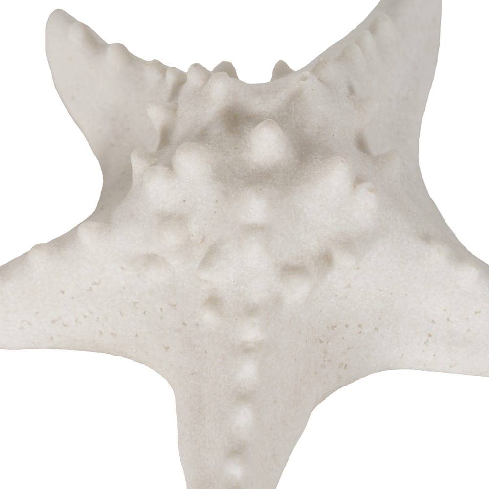 Pack de 2 Lámparas de Mesa Estrella LED en Arenisca Decorativa - Diseño Compacto de 6,5 cm, Batería de 70 Horas (3 x AAA No Incluidas) - Imagen 2