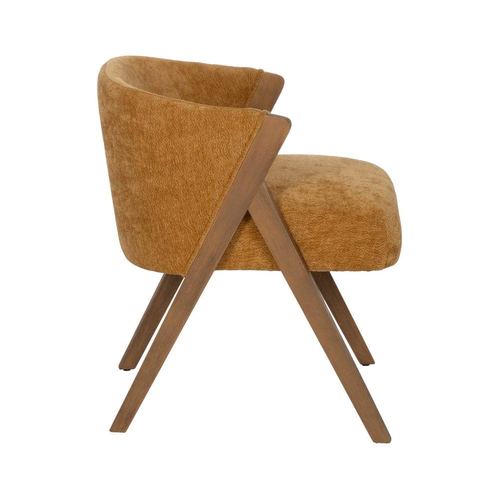 Silla Amarilla de Madera de Abedul para Decoración - Diseño Elegante y Cómodo, 68,5 cm, Ideal para Salones y Comedores - Imagen 2