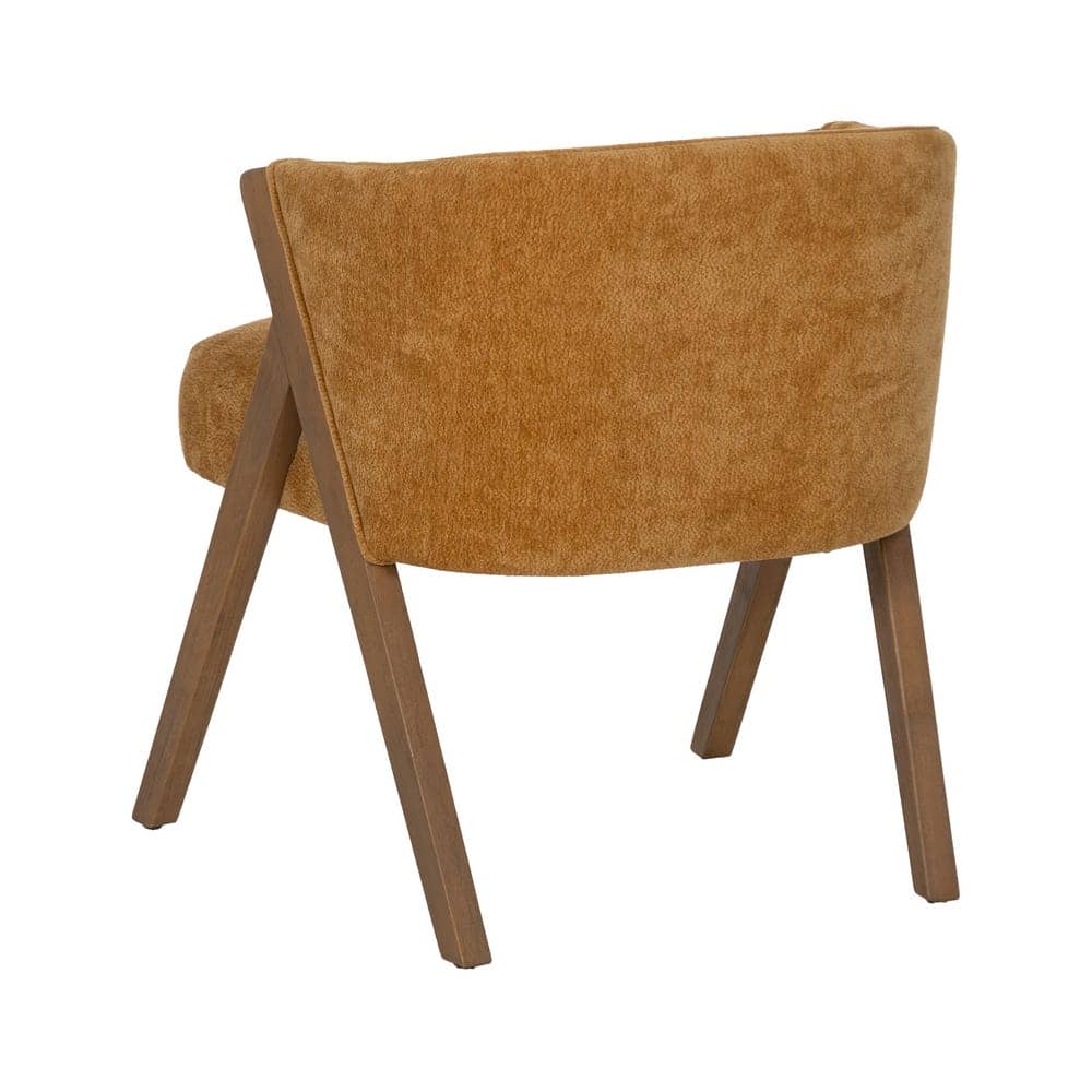 Silla Amarilla de Madera de Abedul para Decoración - Diseño Elegante y Cómodo, 68,5 cm, Ideal para Salones y Comedores - Imagen 3