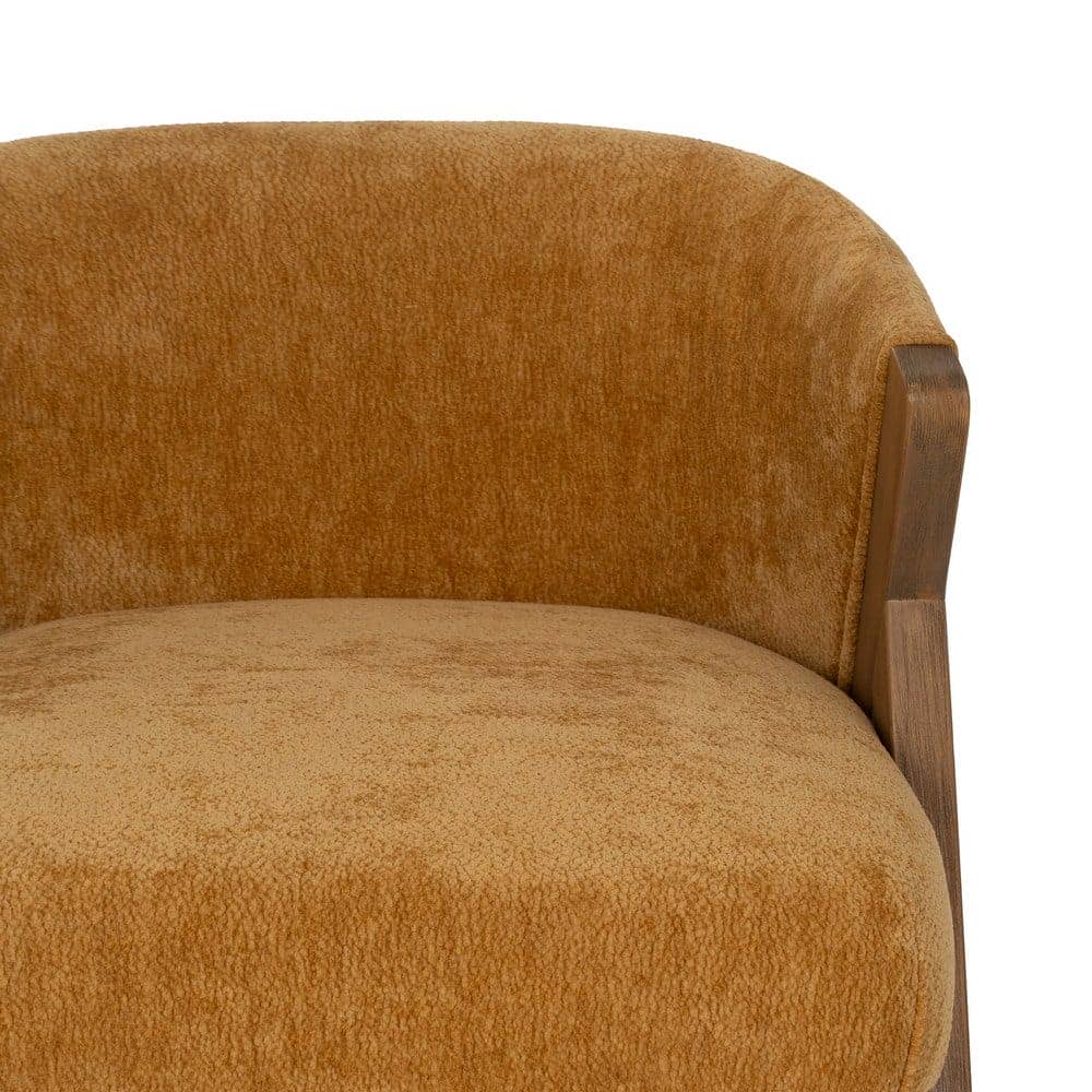 Silla Amarilla de Madera de Abedul para Decoración - Diseño Elegante y Cómodo, 68,5 cm, Ideal para Salones y Comedores - Imagen 4
