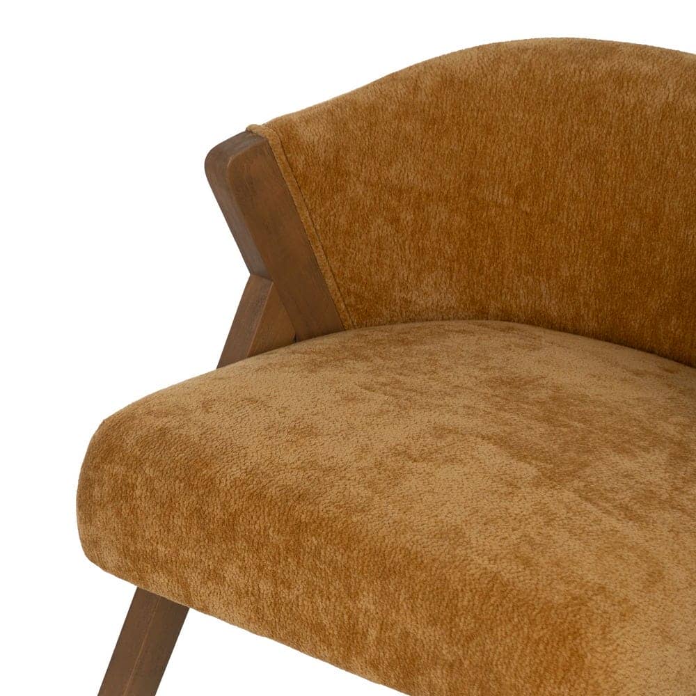 Silla Amarilla de Madera de Abedul para Decoración - Diseño Elegante y Cómodo, 68,5 cm, Ideal para Salones y Comedores - Imagen 5