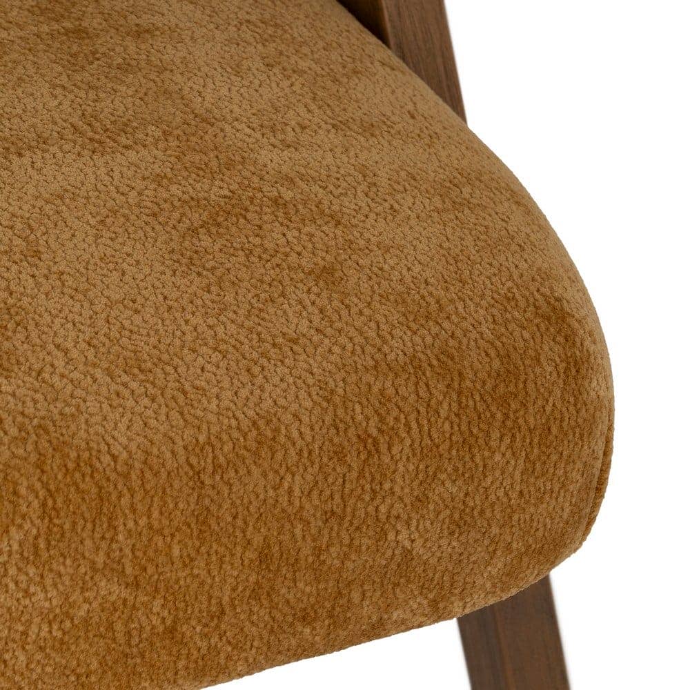 Silla Amarilla de Madera de Abedul para Decoración - Diseño Elegante y Cómodo, 68,5 cm, Ideal para Salones y Comedores - Imagen 8