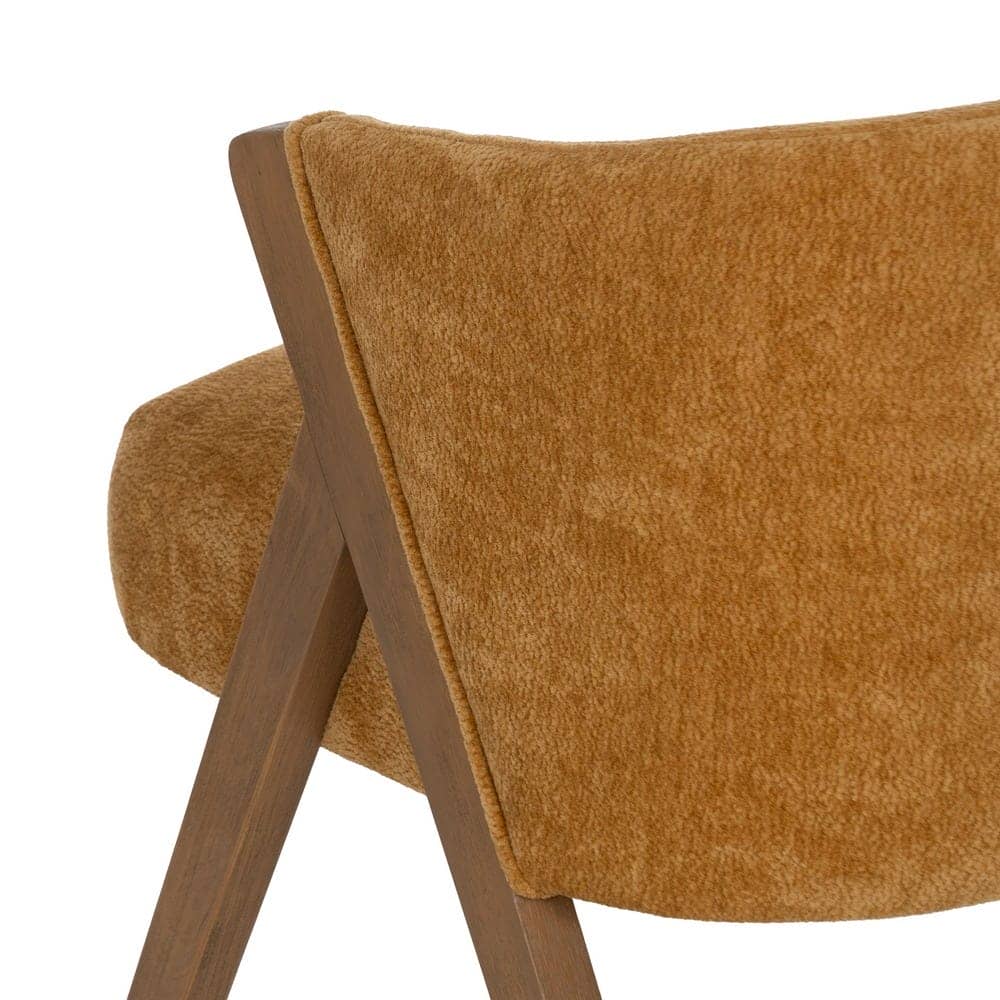Silla Amarilla de Madera de Abedul para Decoración - Diseño Elegante y Cómodo, 68,5 cm, Ideal para Salones y Comedores - Imagen 9