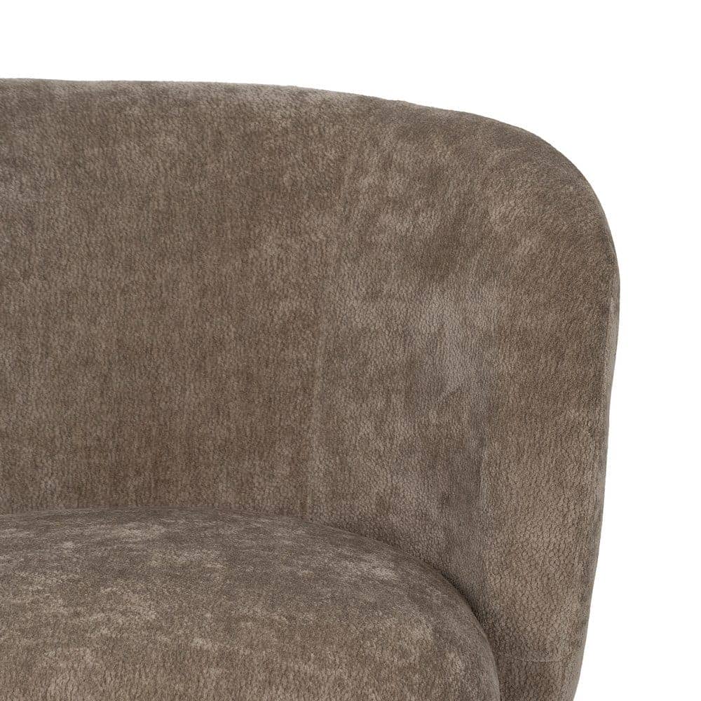 Sillón Taupe de Madera de Abedul para Salón - Diseño Elegante y Cómodo (66 cm) - Imagen 4
