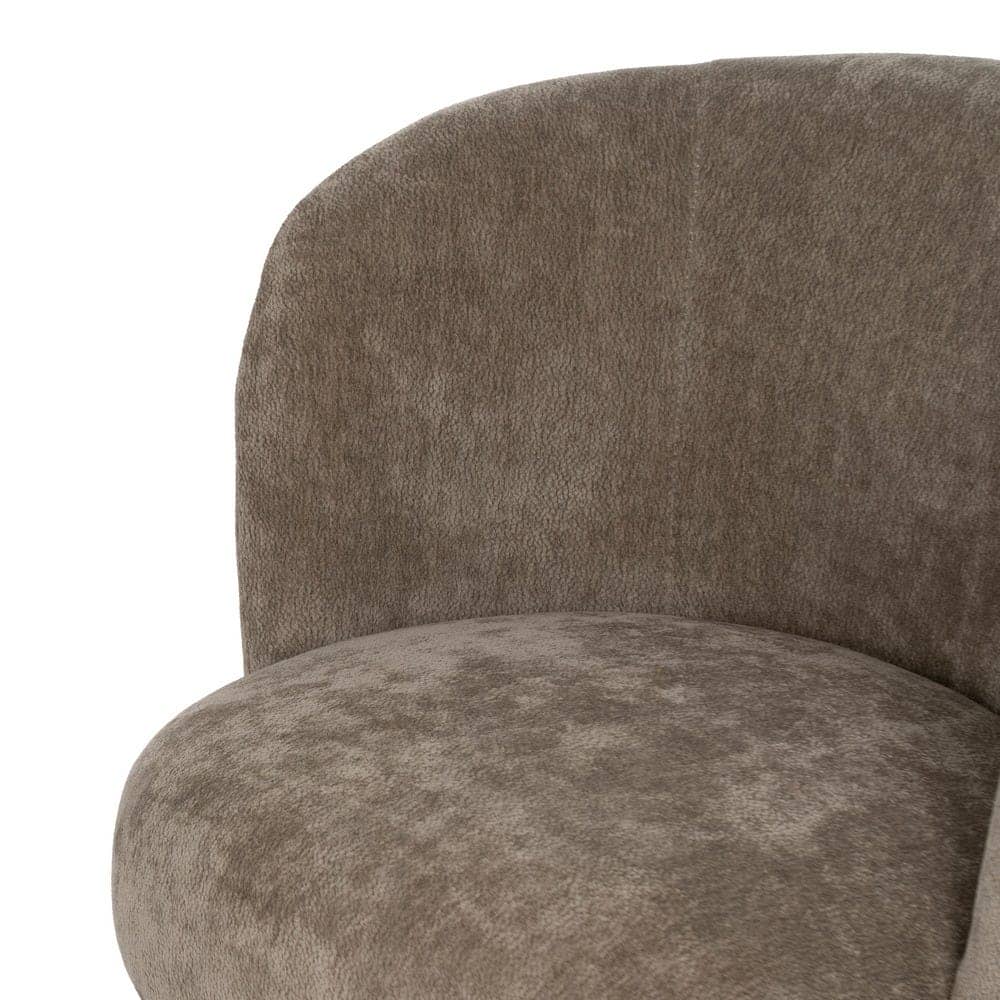 Sillón Taupe de Madera de Abedul para Salón - Diseño Elegante y Cómodo (66 cm) - Imagen 5
