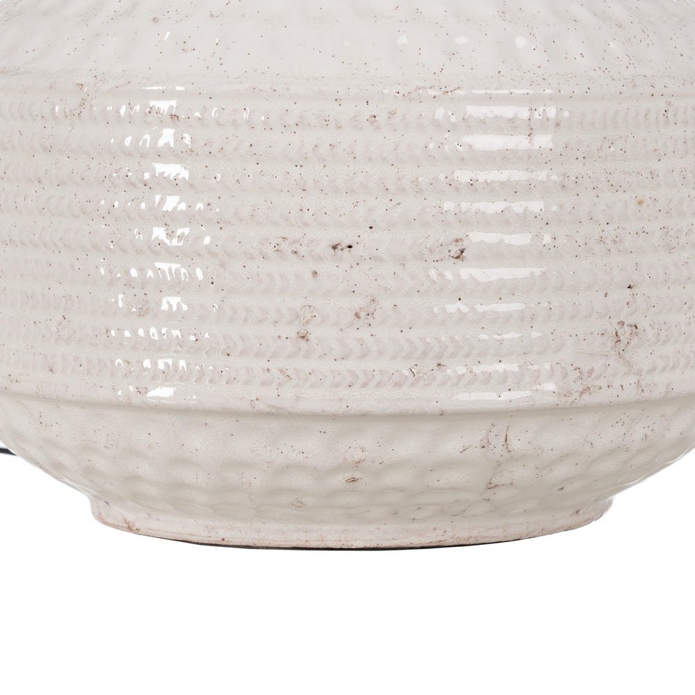 Lámpara Mesa Blanco Terracota 43 x 43 x 57,50 cm - Imagen 7
