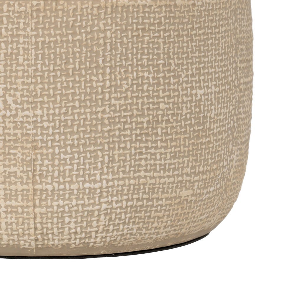 Lámpara Mesa Beige Cerámica Iluminación 43 x 43 x 56 cm - Imagen 7
