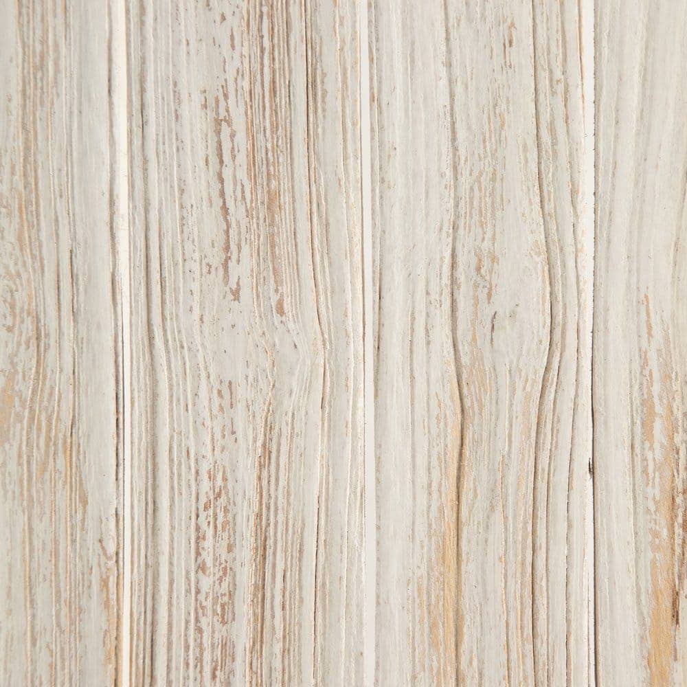 Consola Blanca Rozada de Madera de Teca 120 cm - Elegante y Sostenible para Salones y Entradas - Imagen 3