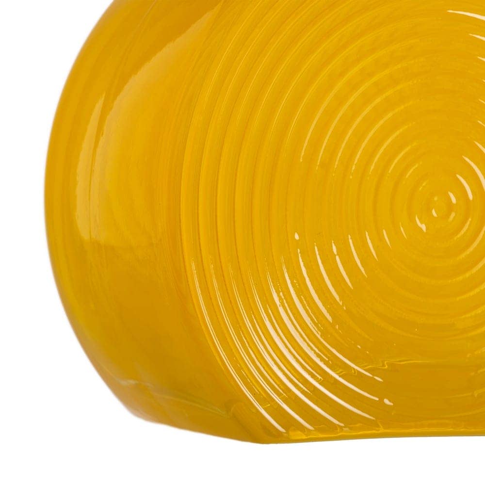 Botella Decorativa de Cristal Verde y Amarillo - Figura Elegante de 33,5 cm para Decoración del Hogar - Imagen 6