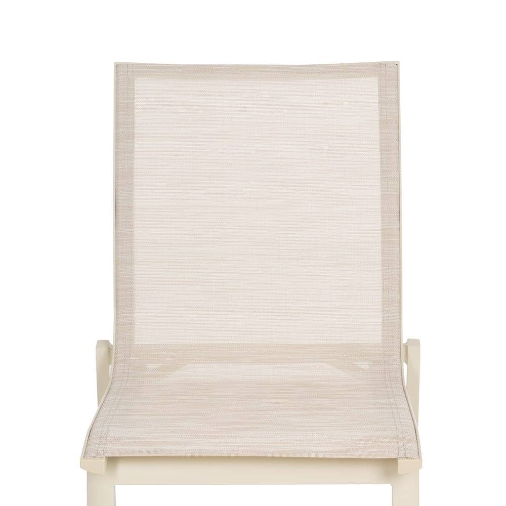 Silla Apilable de Aluminio y Textileno para Exterior 49x62x90 cm - Imagen 3