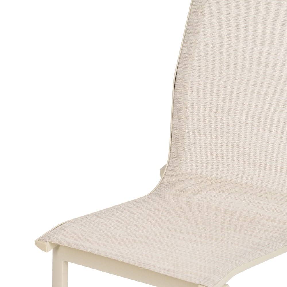 Silla Apilable de Aluminio y Textileno para Exterior 49x62x90 cm - Imagen 4