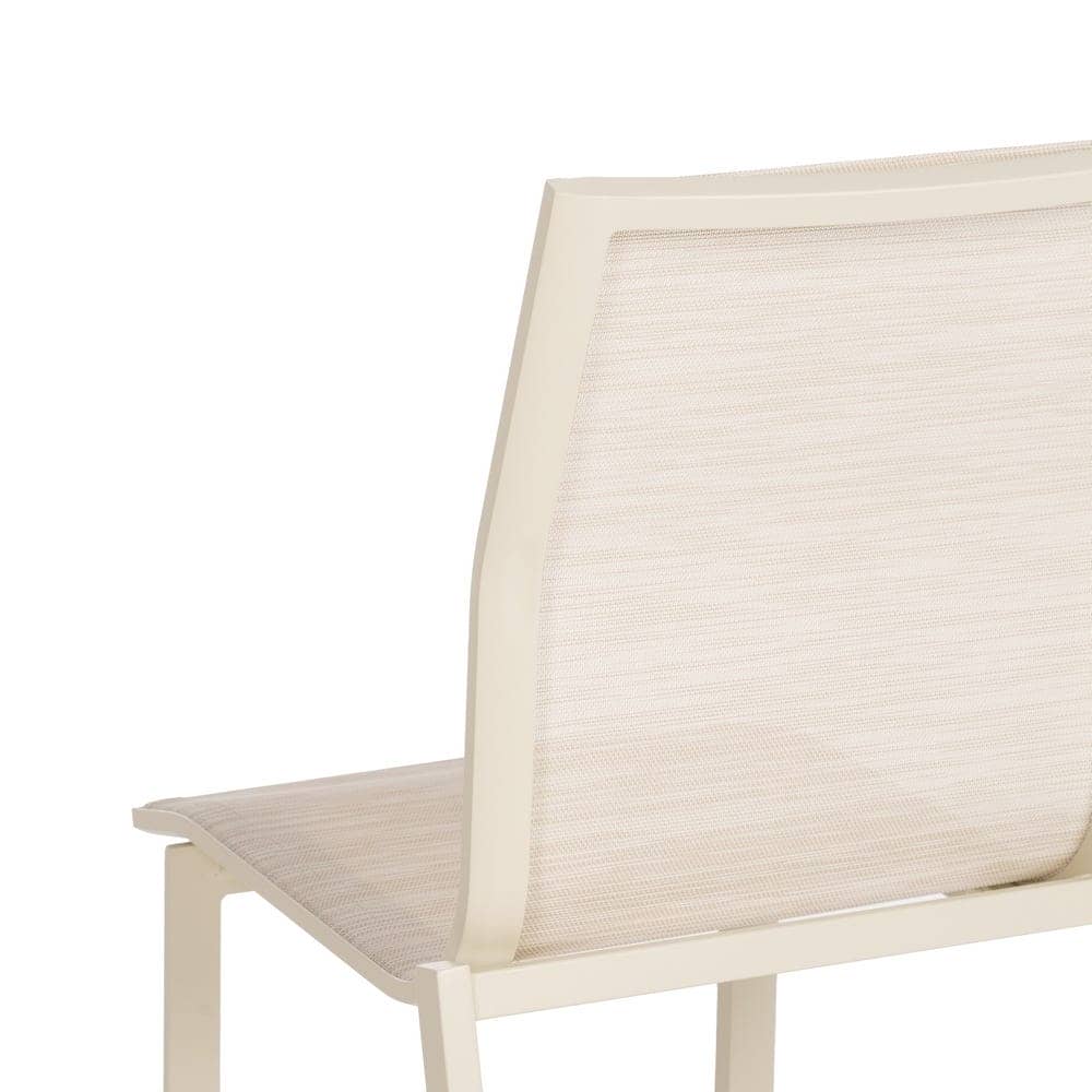 Silla Apilable de Aluminio y Textileno para Exterior 49x62x90 cm - Imagen 7