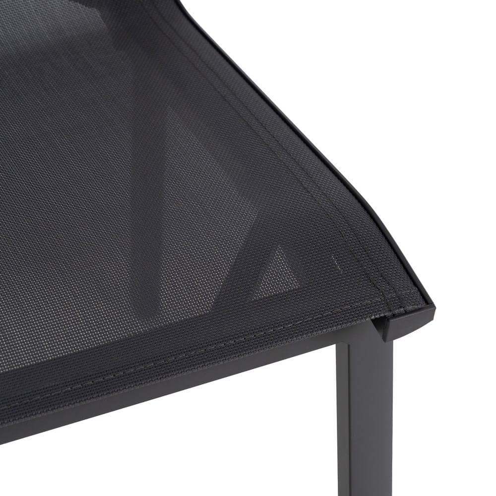 Pack de 2 Sillas Apilable de Aluminio y Textileno para Exterior 49x62x90 cm - Imagen 7