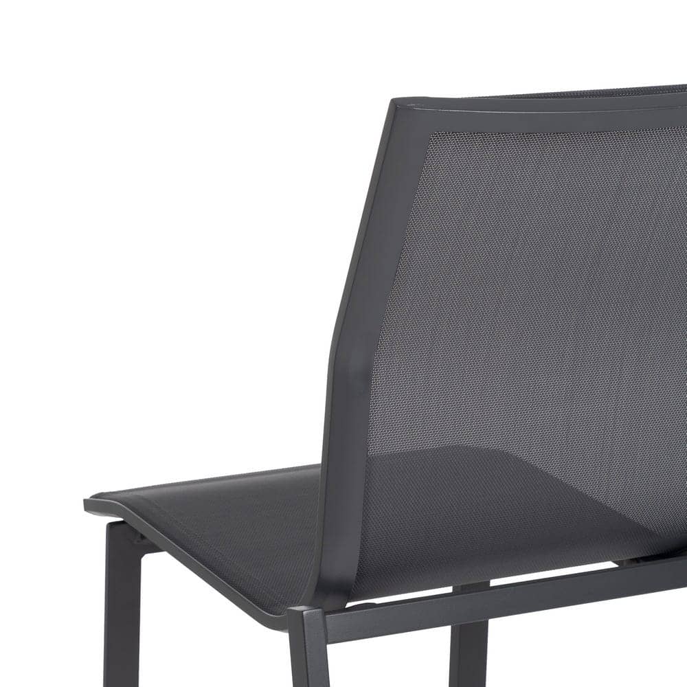 Pack de 2 Sillas Apilable de Aluminio y Textileno para Exterior 49x62x90 cm - Imagen 8
