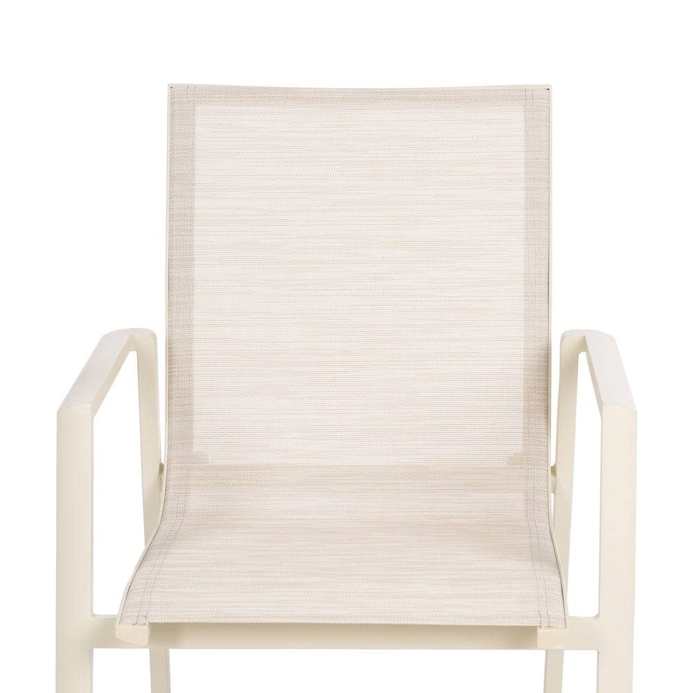 Silla Apilable de Aluminio y Textileno Exterior 57x62,5x88 cm - Imagen 4