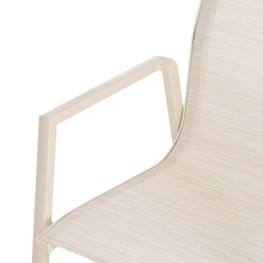 Silla Apilable de Aluminio y Textileno Exterior 57x62,5x88 cm - Imagen 5