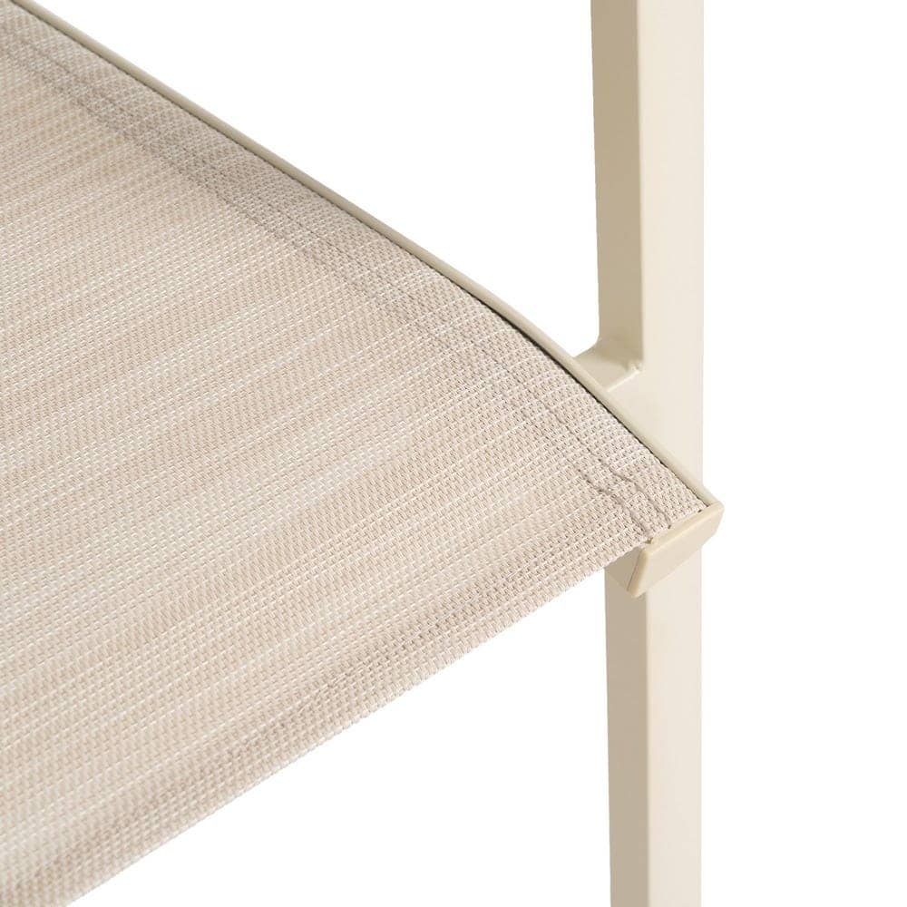 Silla Apilable de Aluminio y Textileno Exterior 57x62,5x88 cm - Imagen 8