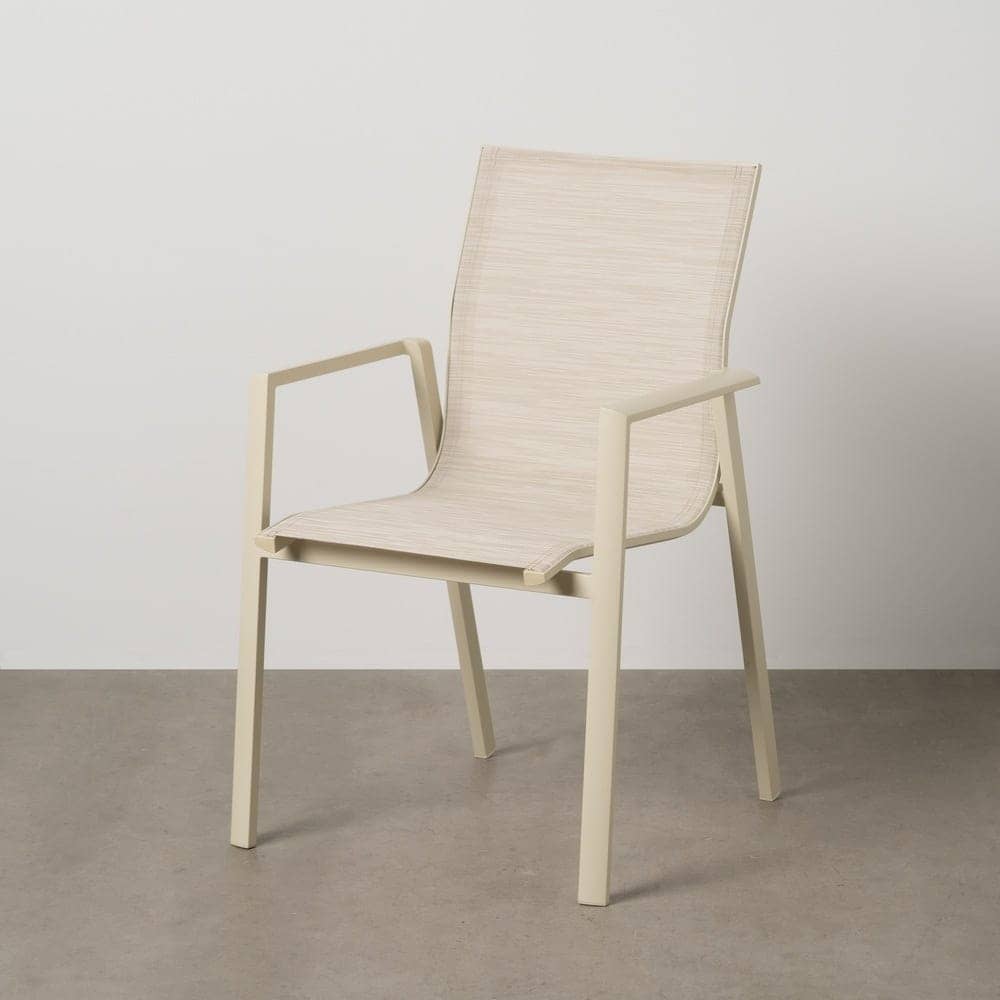 Silla Apilable de Aluminio y Textileno Exterior 57x62,5x88 cm - Imagen 12