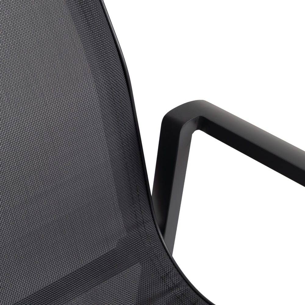 Silla Apilable de Aluminio y Textileno para Exterior 56,5x61,5x88,5 cm - Imagen 7
