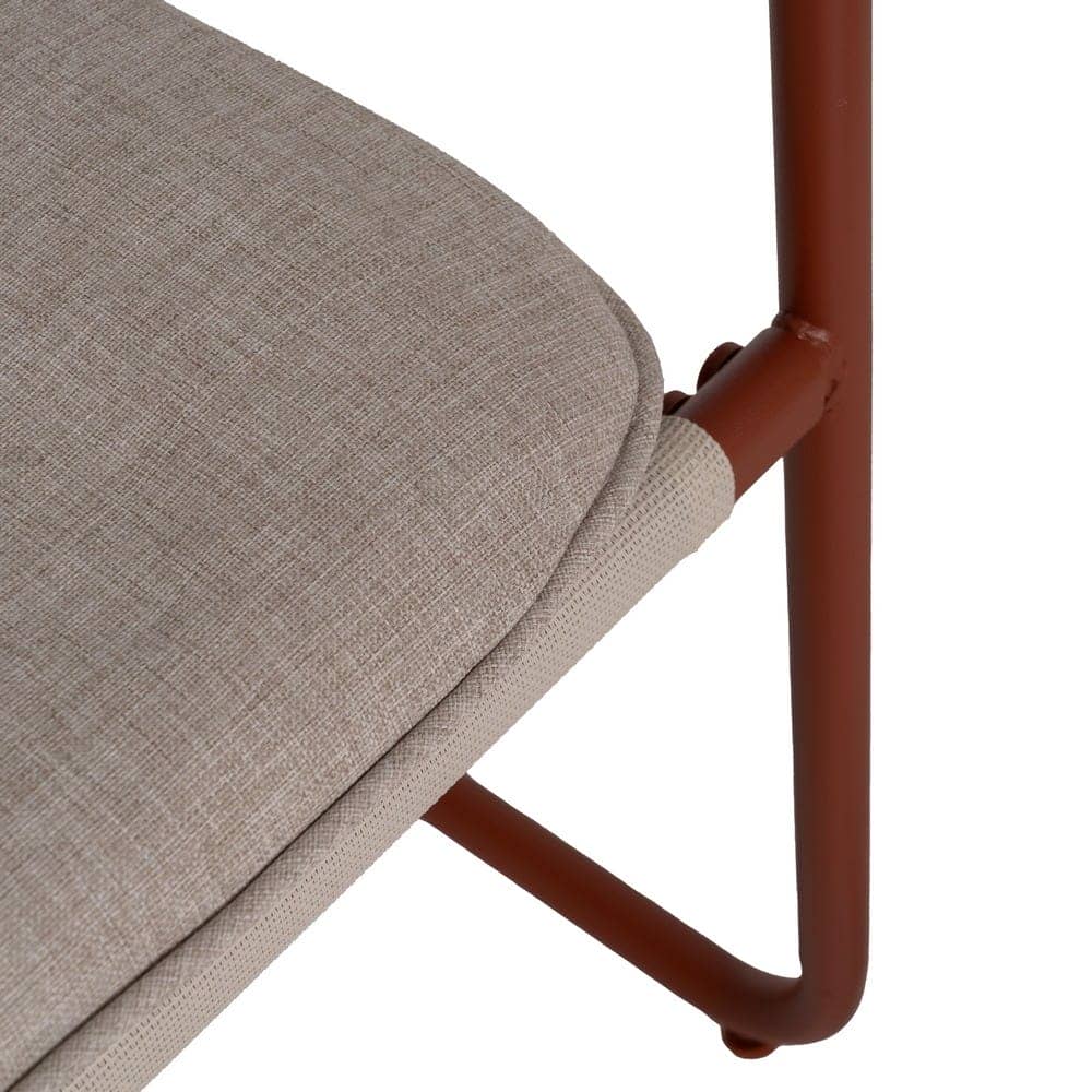 Conjunto de Jardín de Acero con Sofá, Sillones y Mesa de Cristal Templado - Imagen 10