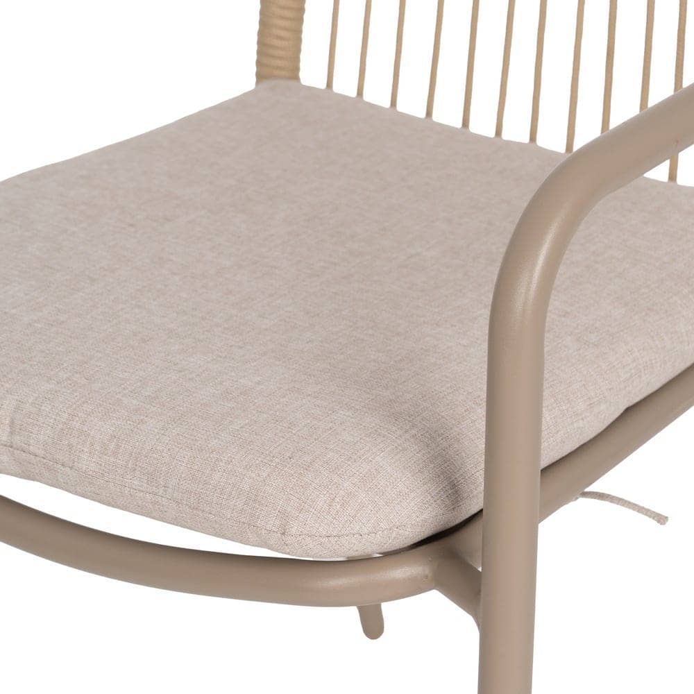 Silla de Aluminio Exterior con Cojín Desenfundable 58x62x85 cm - Imagen 9