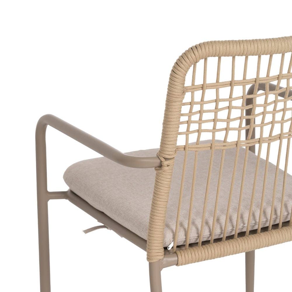 Silla de Aluminio Exterior con Cojín Desenfundable 58x62x85 cm - Imagen 11