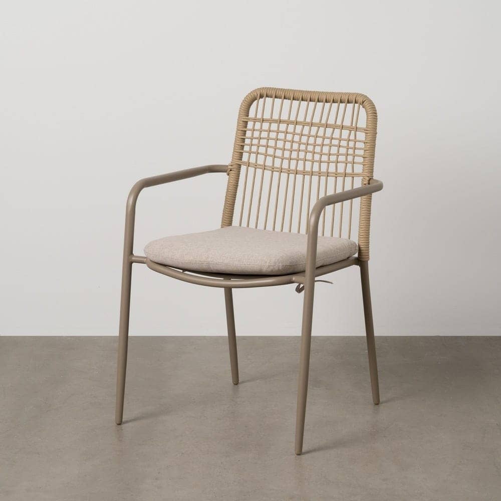 Silla de Aluminio Exterior con Cojín Desenfundable 58x62x85 cm - Imagen 16