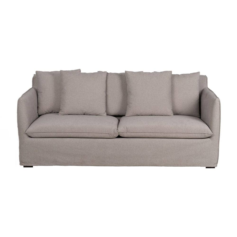 Sofá Taupe Moderno con Cojines Desenfundables - Comodidad y Estilo para tu Salón (78 cm de Altura) - Imagen 2