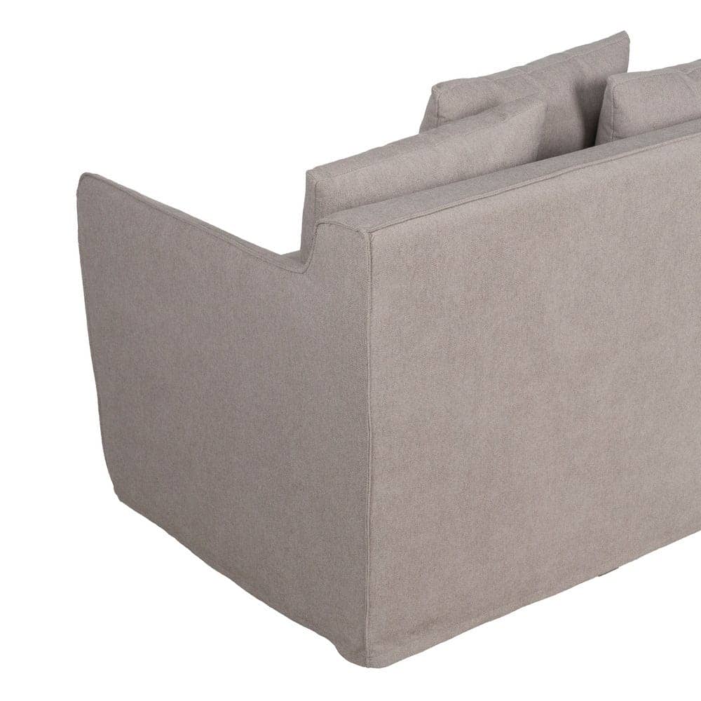 Sofá Taupe Moderno con Cojines Desenfundables - Comodidad y Estilo para tu Salón (78 cm de Altura) - Imagen 12