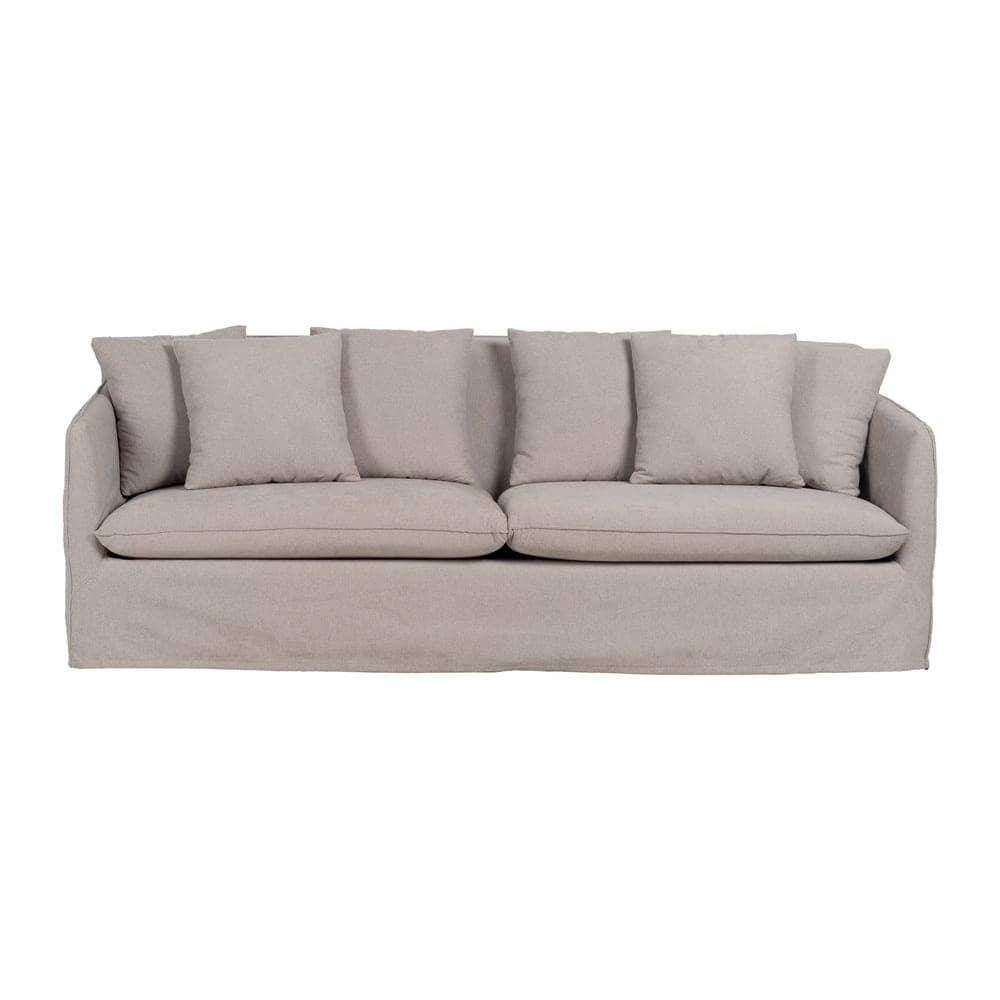 Sofá Taupe Amplio Desenfundable 237 cm - Elegancia y Comodidad para tu Salón - Imagen 2