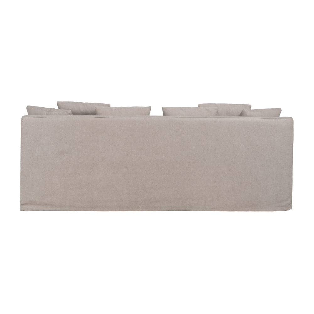 Sofá Taupe Amplio Desenfundable 237 cm - Elegancia y Comodidad para tu Salón - Imagen 3