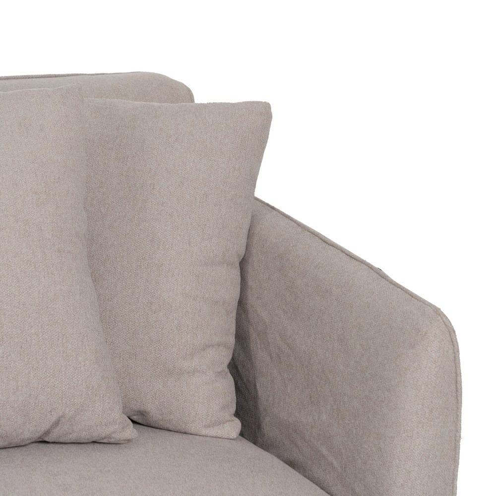 Sofá Taupe Amplio Desenfundable 237 cm - Elegancia y Comodidad para tu Salón - Imagen 6
