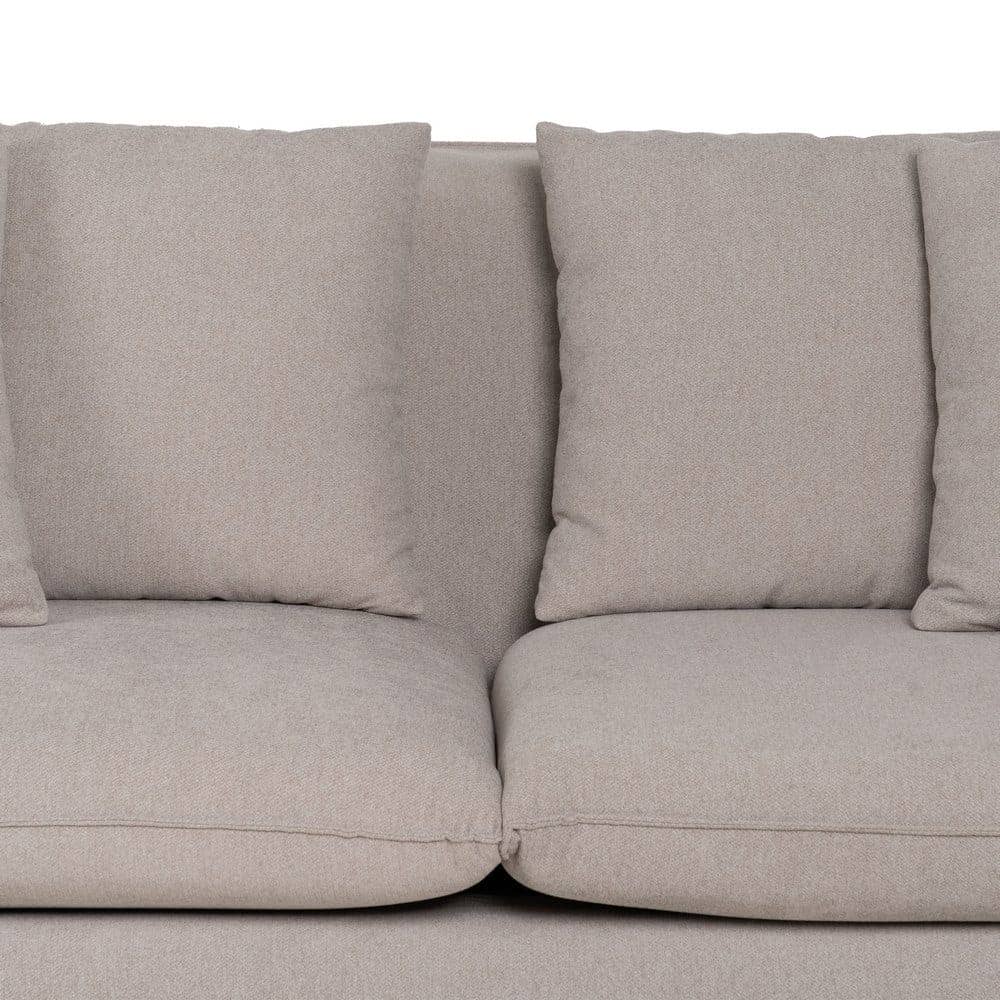 Sofá Taupe Amplio Desenfundable 237 cm - Elegancia y Comodidad para tu Salón - Imagen 7