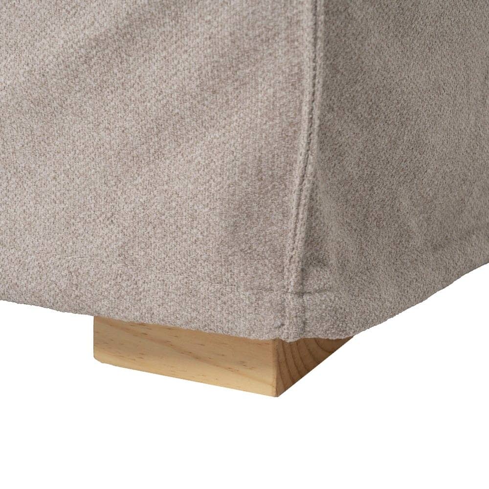 Sofá Taupe Amplio Desenfundable 237 cm - Elegancia y Comodidad para tu Salón - Imagen 12