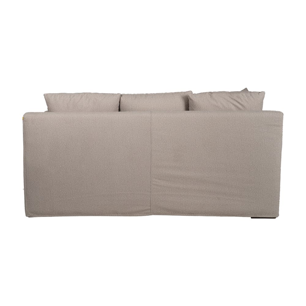 Sofá beige de tela para salón moderno – 200 x 102 x 100 cm - Imagen 3
